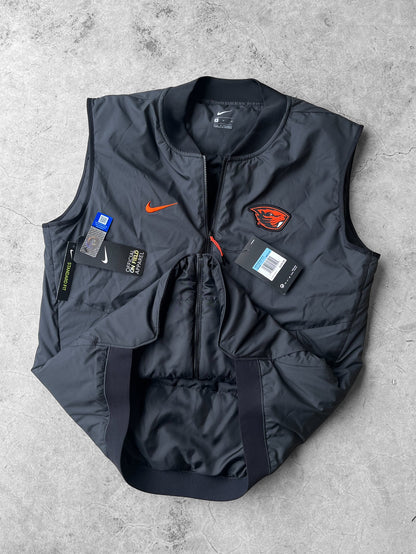 Nike Oregon State Zip Up Vest NWT - M