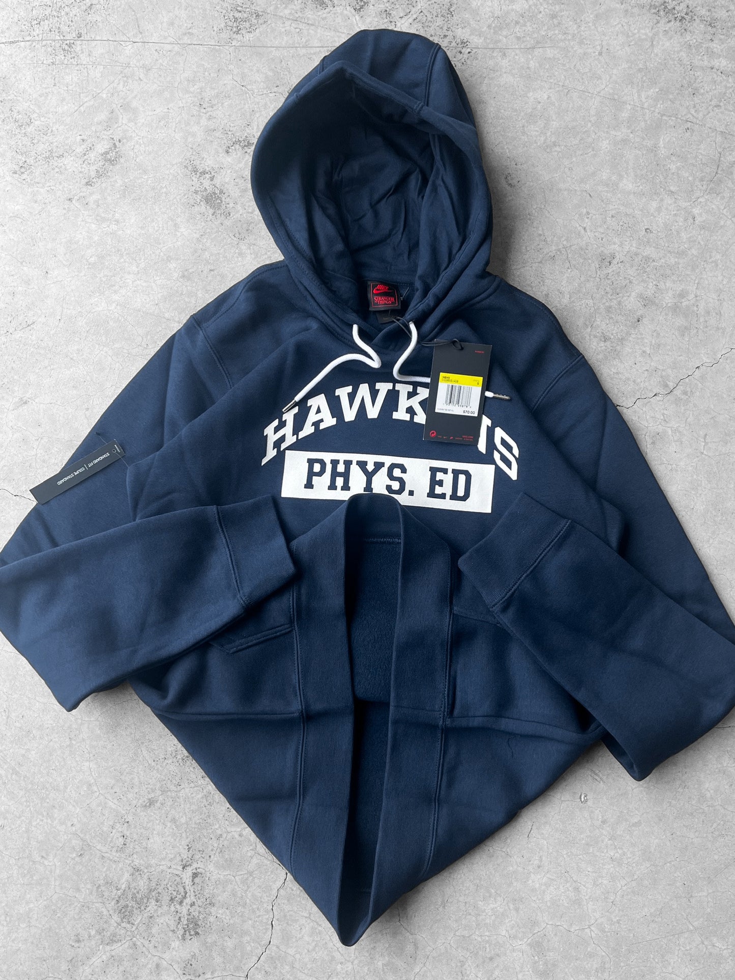 Nike x Stranger Things Hawkins High Hoodie NWT - S