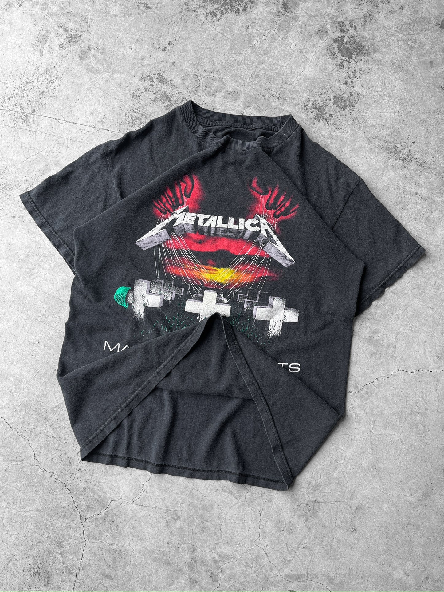 Metallica Master of Puppets Band Tour Shirt