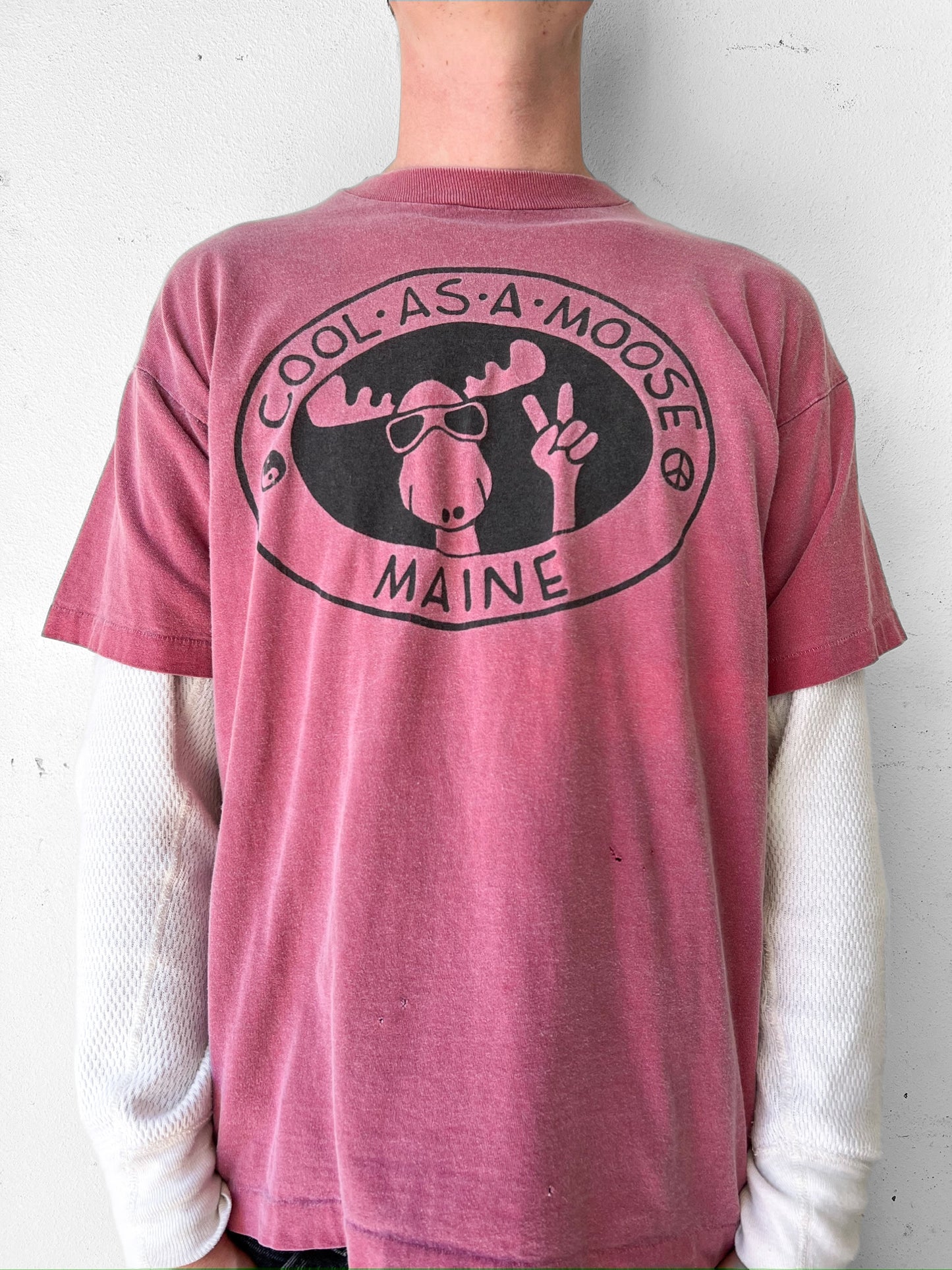 90’s "Cool as a Moose" Maine Art Shirt - XL