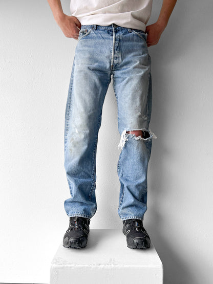 Levi's 501 Faded Lightwash Jeans  - 34 x 34