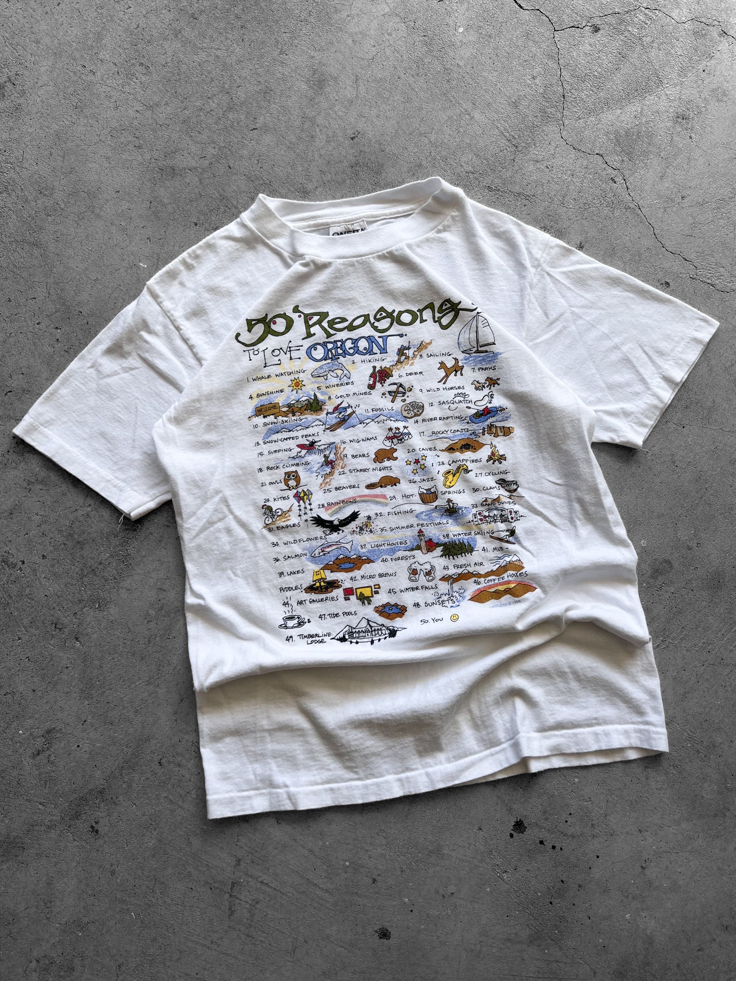 90’s Oregon Tourist Destination Shirt - S