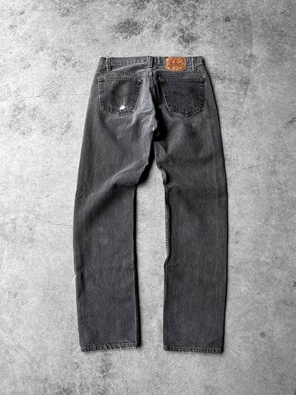 Levi's 501 Faded Jeans Black - 33 x 34