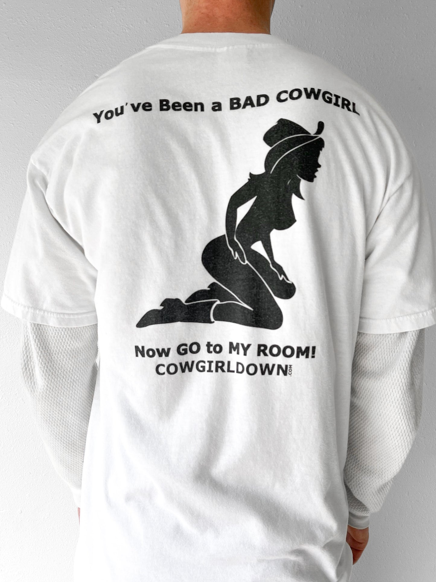 90’s Cowgirl Down Strip Shirt - L