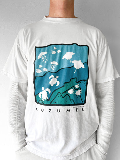 90’s Cozumel Mexico Nature Art Shirt - L