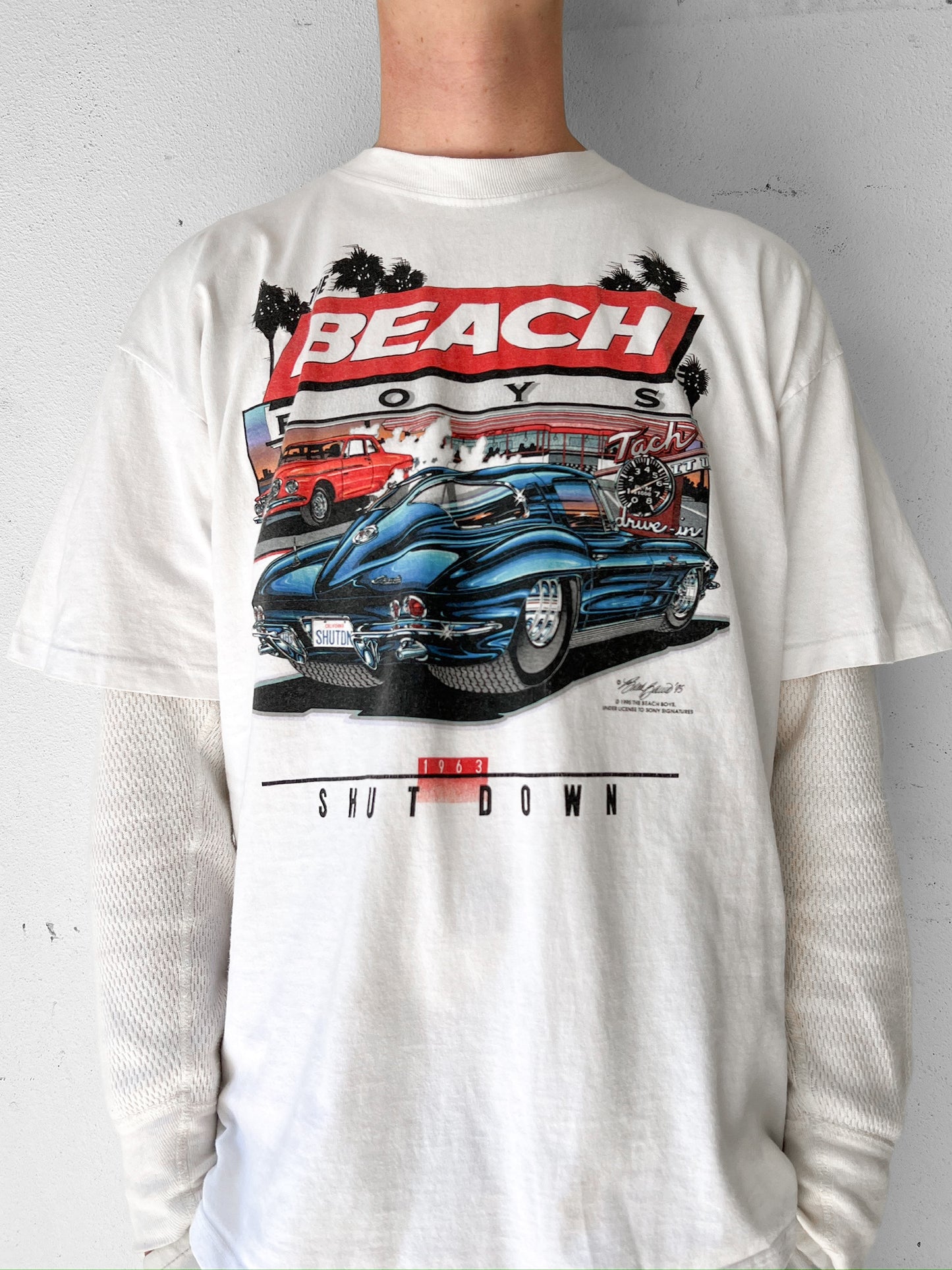 90’s Beach Boys Car Show Shirt - XL