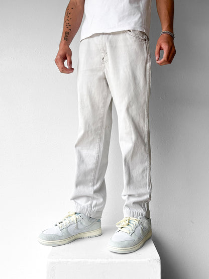 70’s Branders White Jeans - 34 x 30