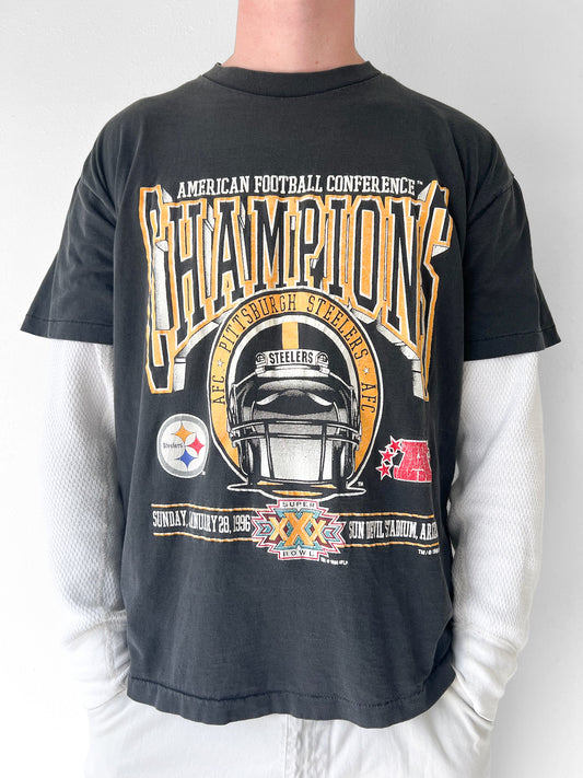 90’s Pittsburg Steelers NFL Shirt - L
