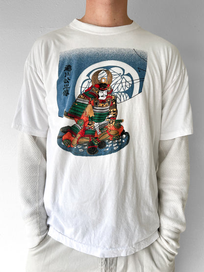 90’s Japanese Samurai Art Shirt - L