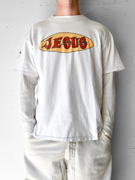 90’s Jesus Spellout Shirt - XL
