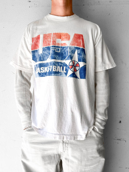 90’s USA Olympic Basketball Shirt - XL