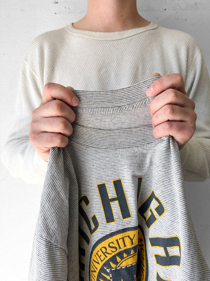 90’s University of Michigan Wolverines Hickory Stripe Shirt - XL