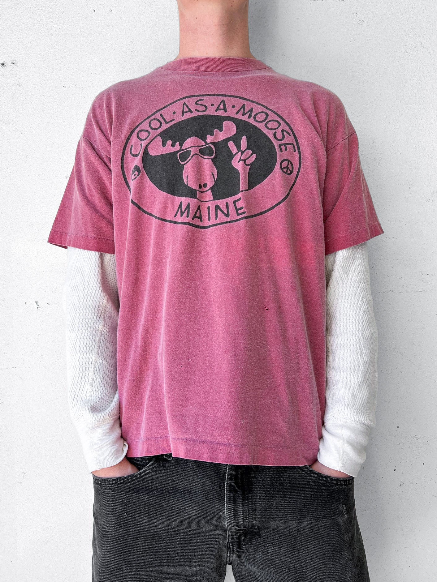 90’s "Cool as a Moose" Maine Art Shirt - XL