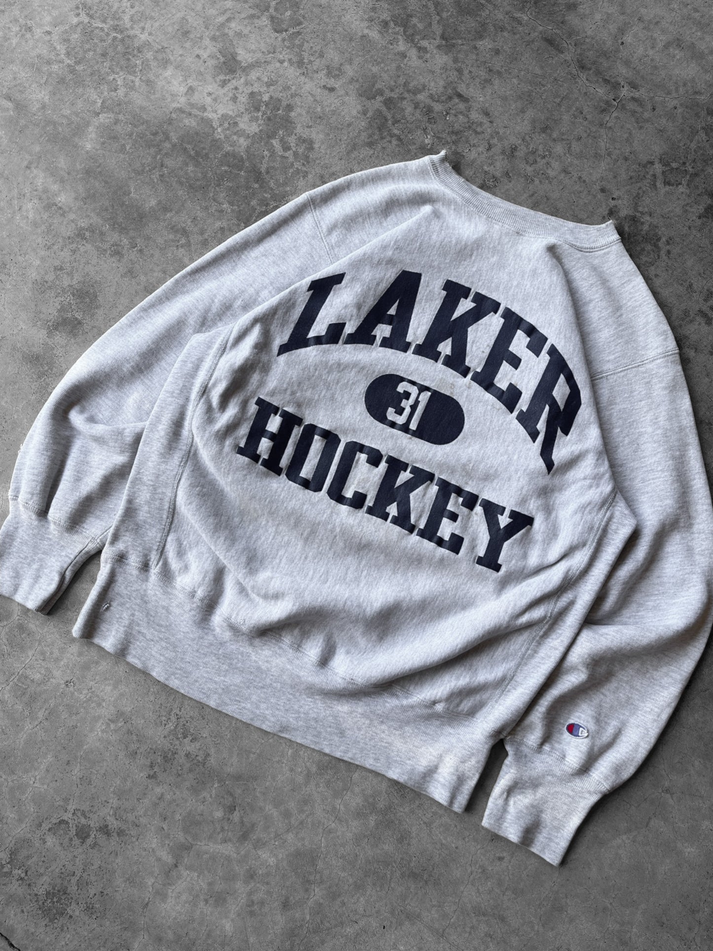 90's Champion Laker Hockey Sweat Crewneck - XL