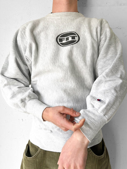 90's Champion Fit Sweat Crewneck - L