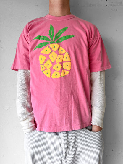 Pineapple Logo Puff Print Shirt - M