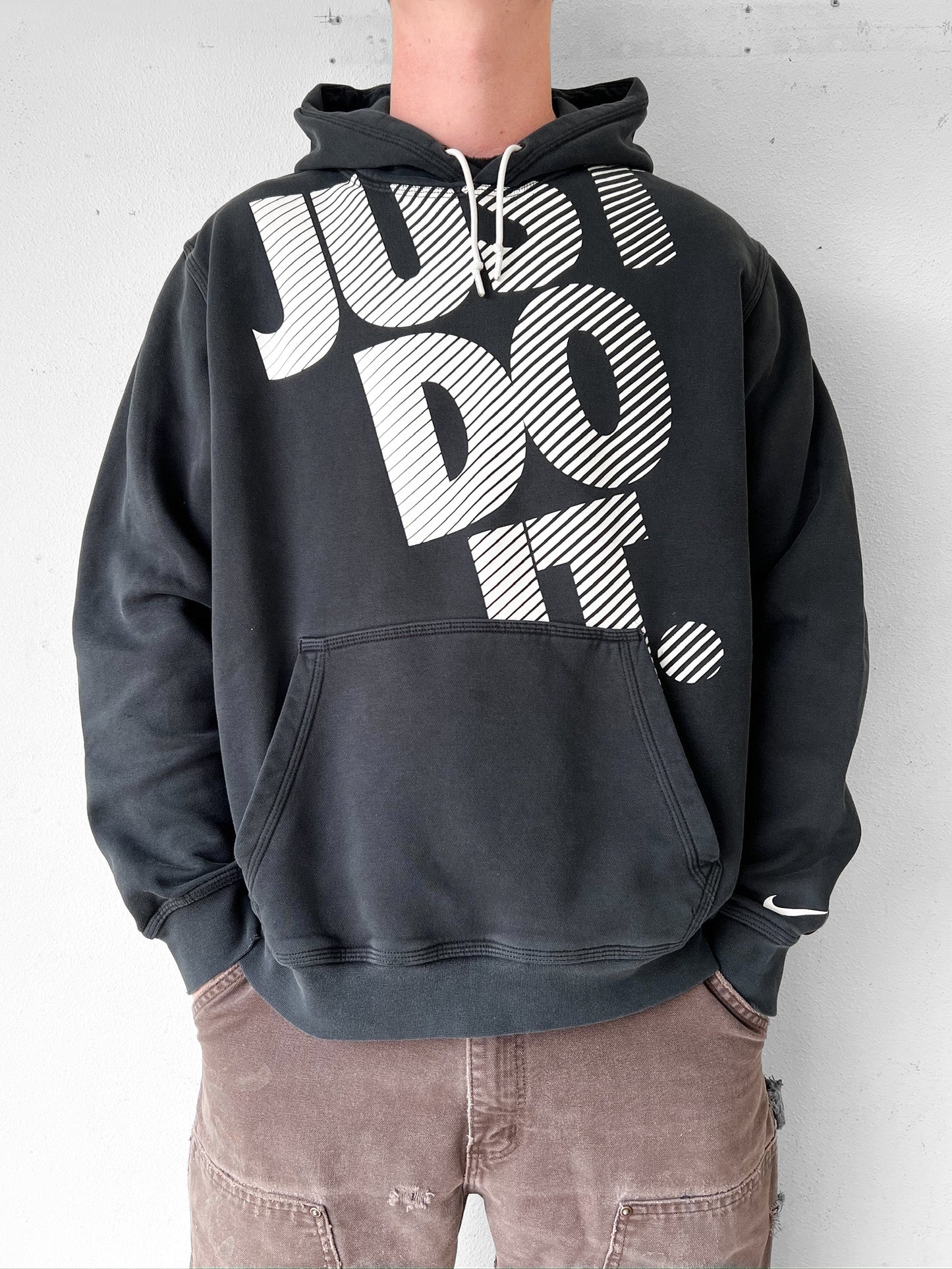 Nike Swoosh "Just Do It" Hoodie - XL