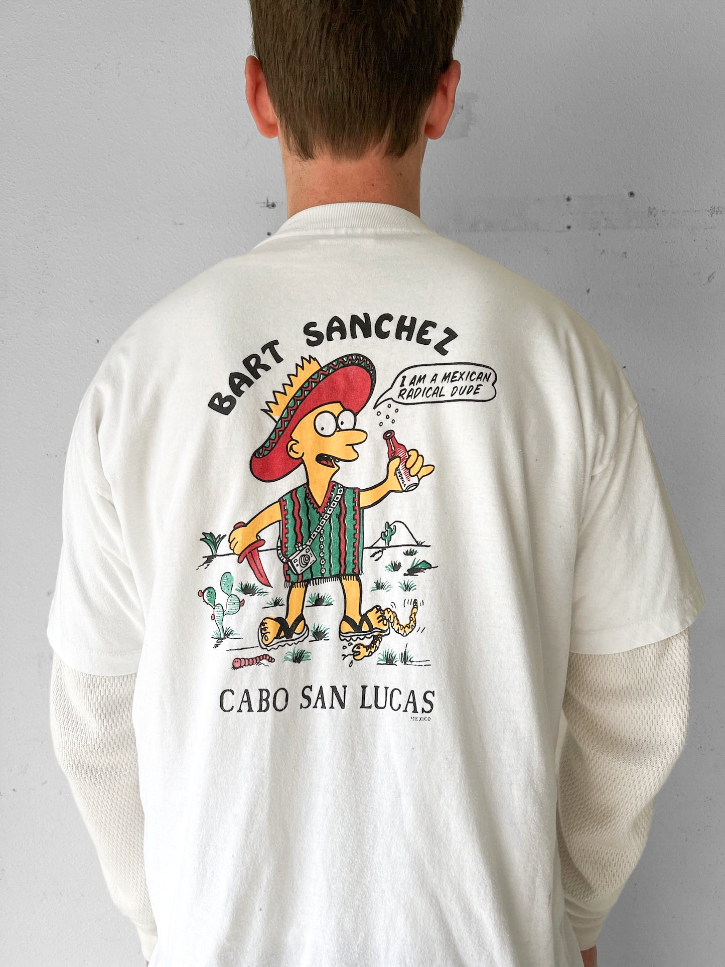 90’s Cabo Mexico The Simpsons ‘Bart Sanchez’ Shirt - XL