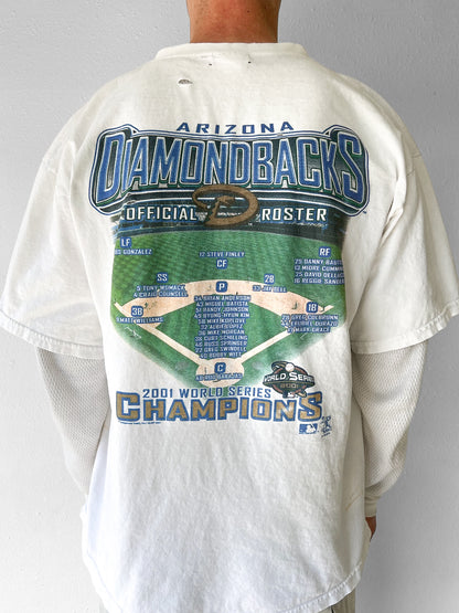 90’s Arizona Diamondbacks World Series Champs Shirt - XXL