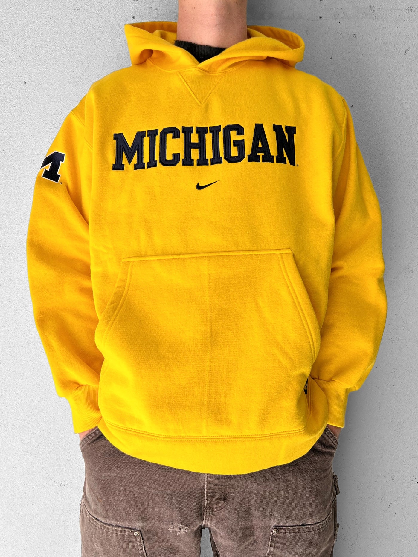 Nike Center Swoosh Michigan Hoodie - M