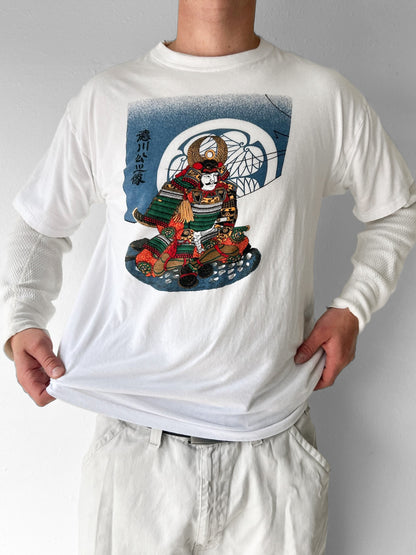 90’s Japanese Samurai Art Shirt - L