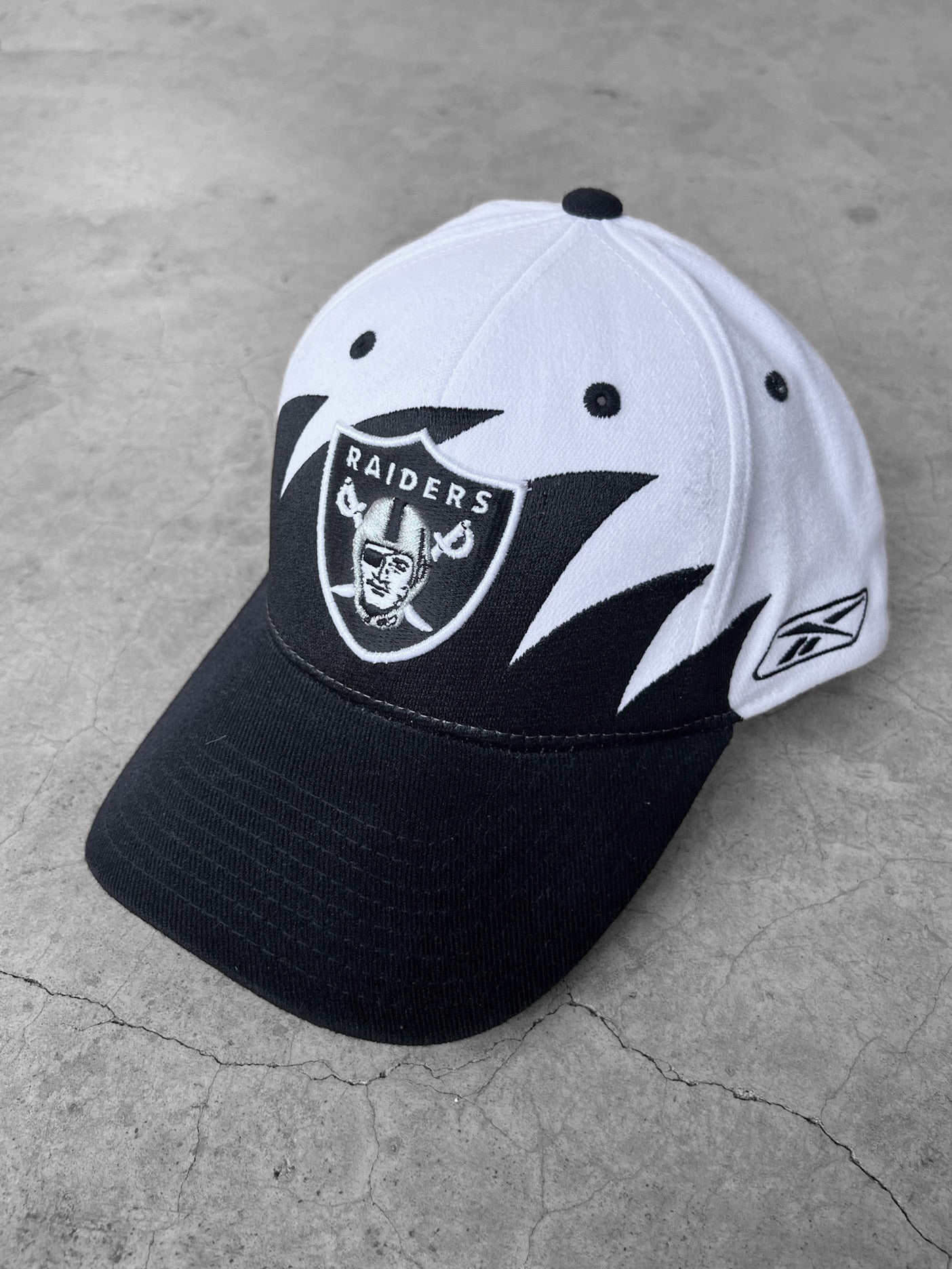 Oakland Raiders Shark Tooth Fitted Sample