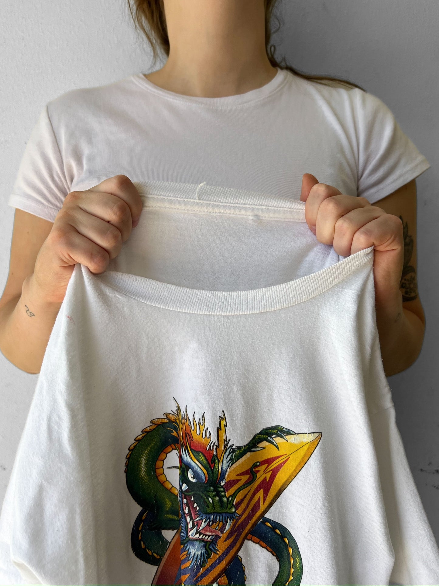 90’s Chinese Dragon Shirt - Ladies - XS