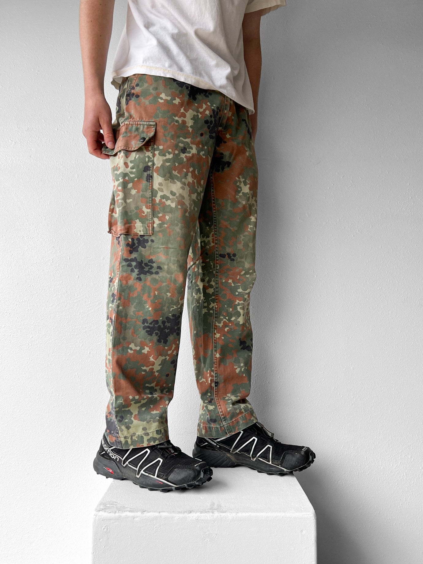 70's German Military Cargo Pants - 34 x 32