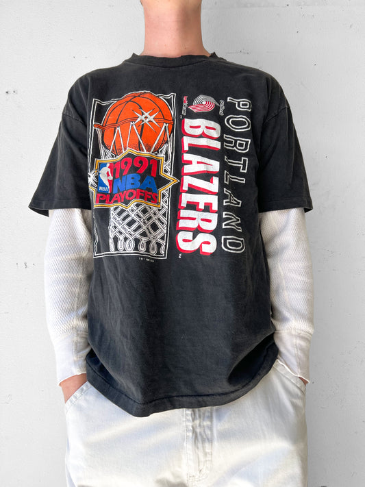 90’s NBA Playoffs Portland Trailblazers Shirt - XL