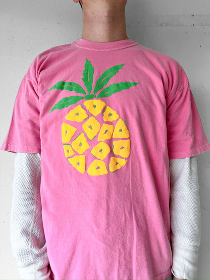 Pineapple Logo Puff Print Shirt - M