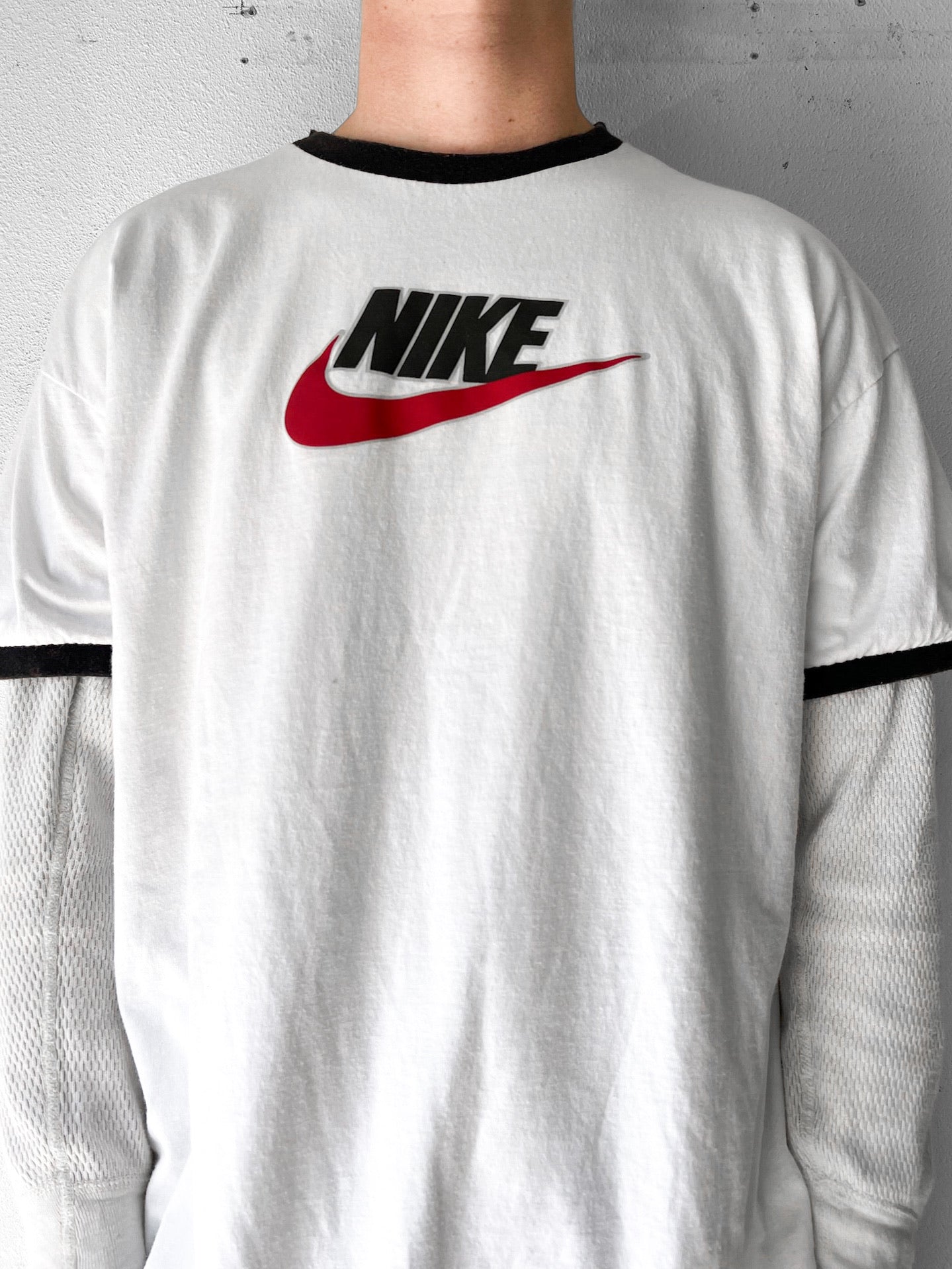 Nike Swoosh Ringer Shirt - XL